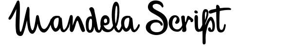 Mandela Script font preview